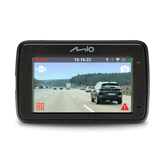 Mio Dash Camera, Mivue ™ 733, 130 Degree View Angle Lens, 1920 X 1080 at 30FPS Full HD Resolution, MP4, OV2735 Imaging Sensor – 5415N5830027
