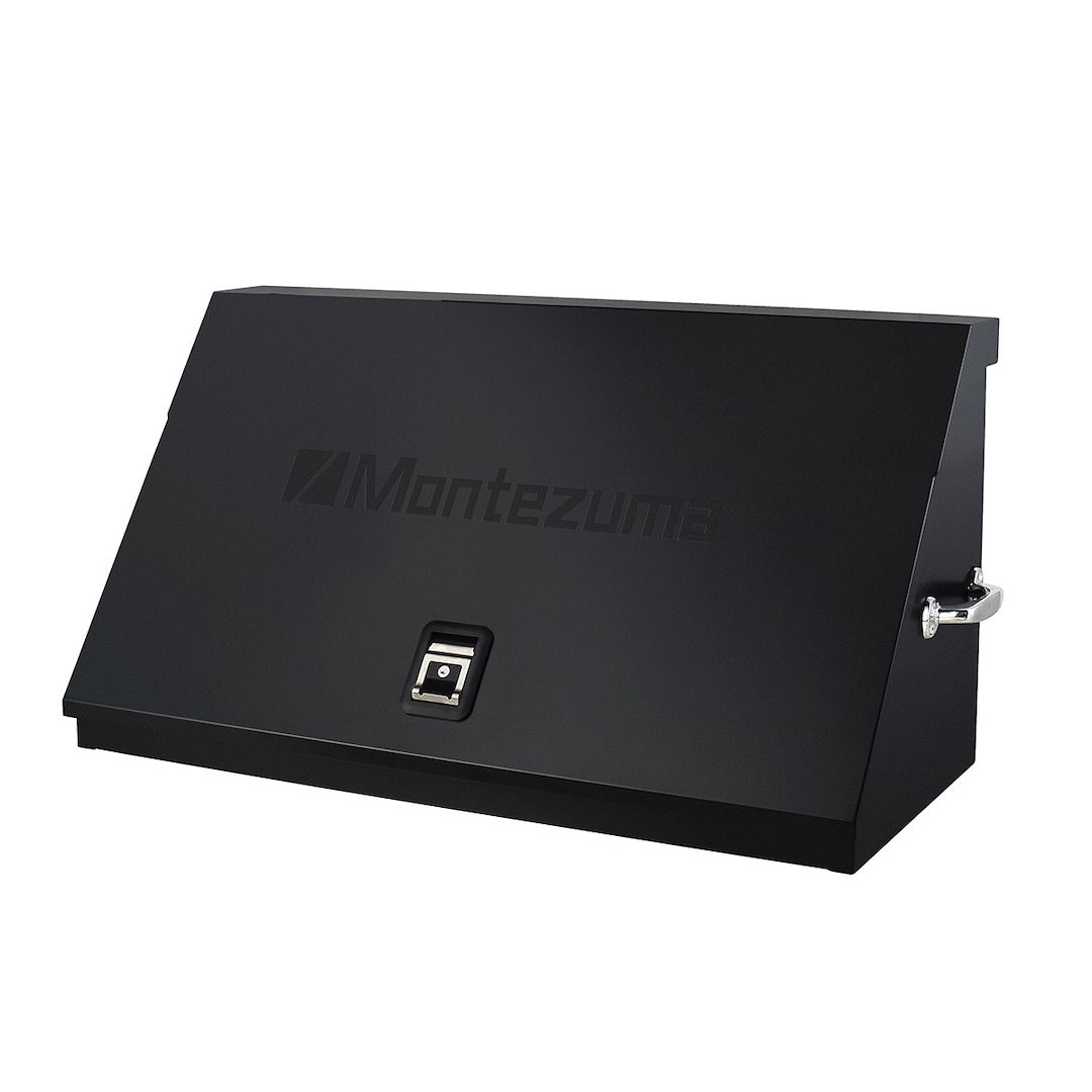 Montezuma Tool Box, Triangle®, Portable, Single Lid, Powder Coated, Black, Steel, 41-3/4 Inch Length X 18 Inch Width X 21-5/8 Inch Height – DX411B