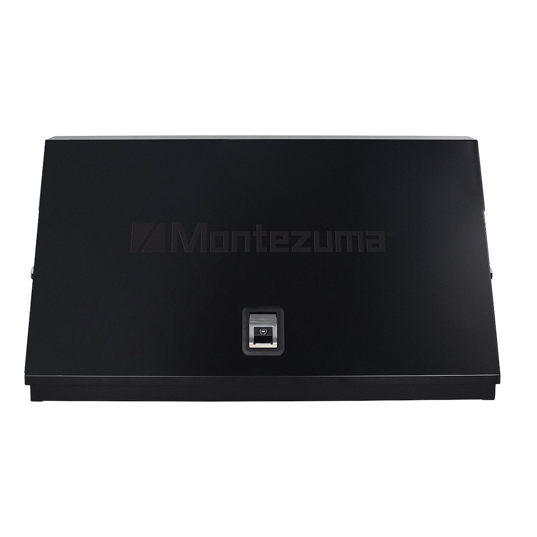 Montezuma Tool Box, Triangle®, Portable, Single Lid, Powder Coated, Black, Steel, 41-3/4 Inch Length X 18 Inch Width X 21-5/8 Inch Height – DX411B