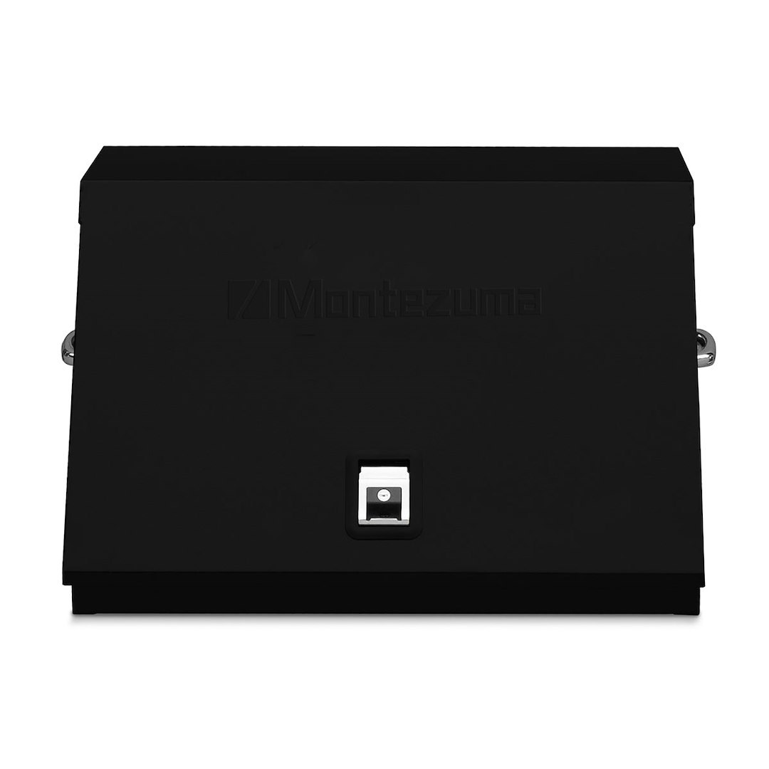 Montezuma Tool Box, Triangle®, Portable, Single Lid, Powder Coated, Black, Steel, 30-3/4 Inch Length X 19-5/8 Inch Width X 20-3/8 Inch Height – LA400B