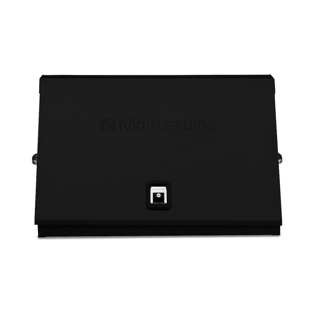 Montezuma Tool Box, Triangle®, Portable, Single Lid, Powder Coated, Black, Steel, 36-3/4 Inch Length X 17-1/2 Inch Width X 21-5/8 Inch Height – XL450B