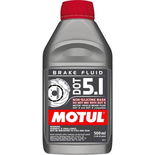 Motul USA Brake Fluid, Single, 0.5 Liter Bottle, DOT 5.1 – 100951