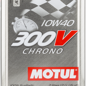 Motul USA Oil, 300V Chrono, SAE 10W40, Synthetic, 2 Liter Can, Single – 104243