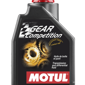 Motul USA Gear Oil, Gear Competition, Single, 1 Liter Bottle, SAE 75W-140, Synthetic – 105779