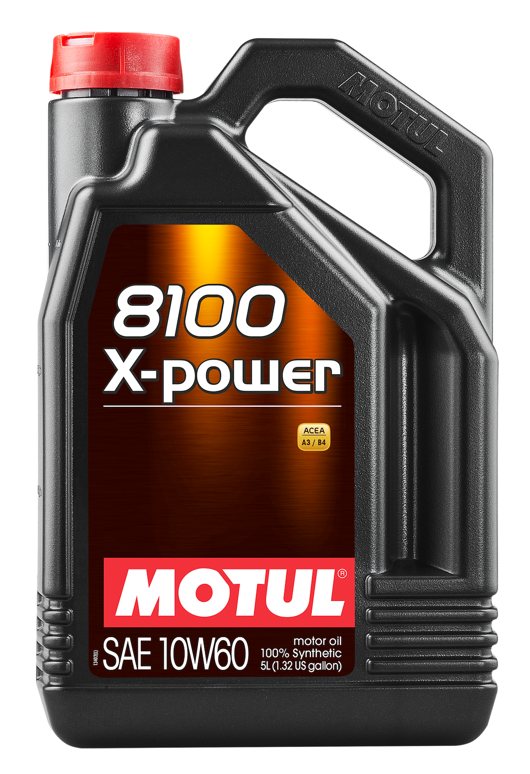 Motul USA Oil, 8100 X-Power, SAE 10W60, Synthetic, 5 Liter Jug, Single – 106144