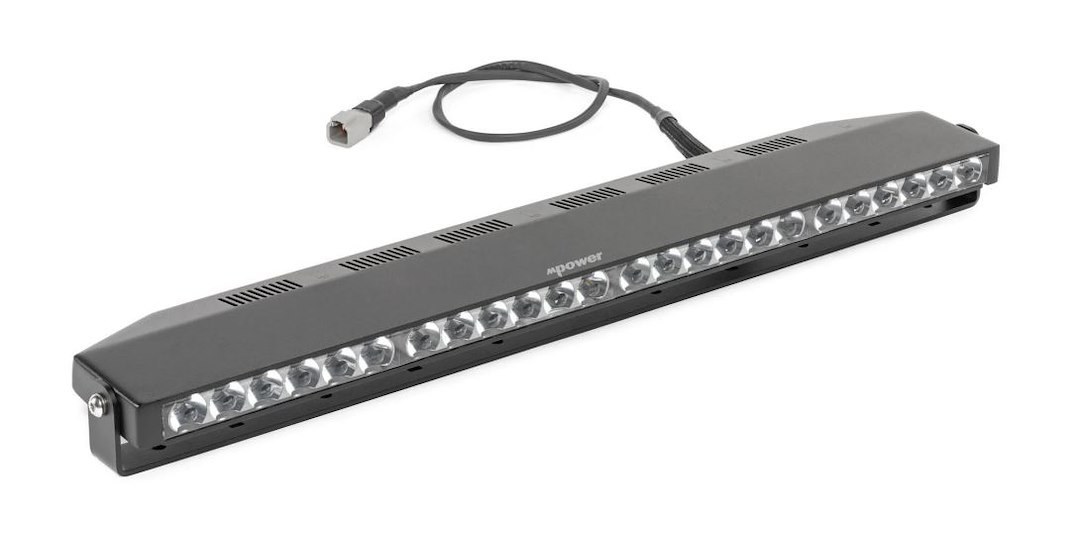 M Power Light Bar, Orv, LED, 24 Inch Length, White, 210 Watt/ 15 Amp at 14 Volt, Spot/ Flood Beam, 16588 Raw Lumens – EMPLR00009