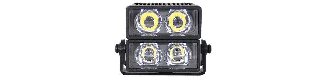 M Power Driving/ Fog Light, Orv, LED Bulb, Clear Bulbs, Dual Stacked 2.61 Inch X 1.2 Inch Rectangular – EMPR10039-WW