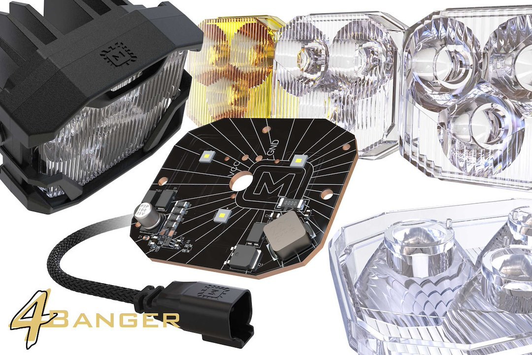 Morimoto Driving/ Fog Light, 4Banger Ncs, LED Bulb, Clear Bulbs, 82 Millimeter Width X 67 Millimeter Height X 60 Millimeter Depth – BAF005