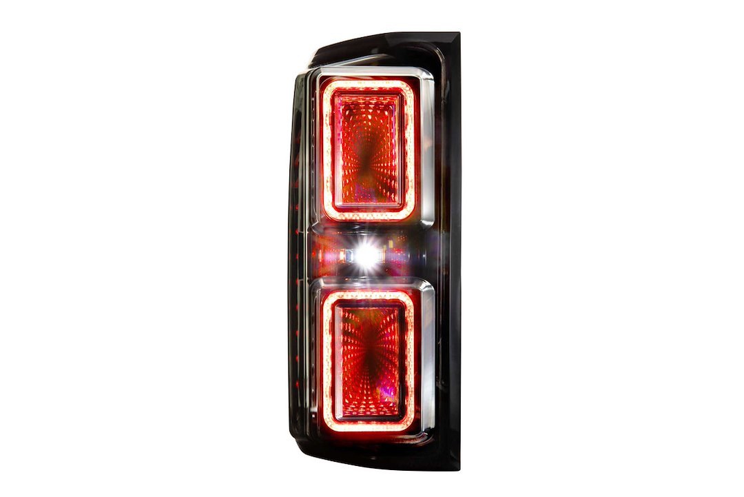 Morimoto Tail Light Assembly, Xb, LED, Smoked Lens, Black Housing, Red Bulb, Set of 2 – LF431