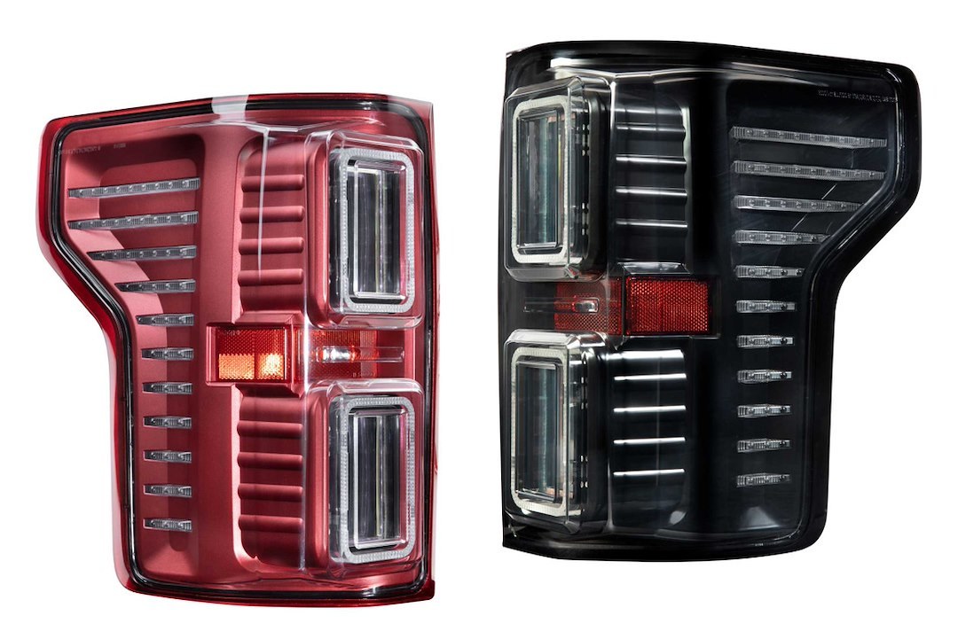 Morimoto Tail Light Assembly, Xb, LED, Smoked Lens, Black Housing, Red Bulb, Set of 2 – LF431