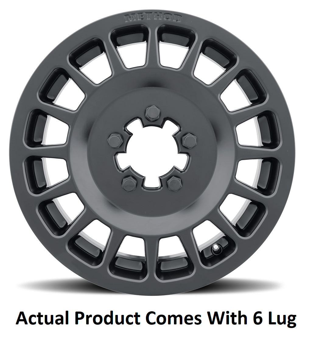 Method Race Wheels Wheel, MR407 Bead Grip, 15 Inch Diameter X 6 Inch Width, 6 X 139.7 Millimeter/ 6 X 5.50 Inch Bolt Pattern – MR40756060551
