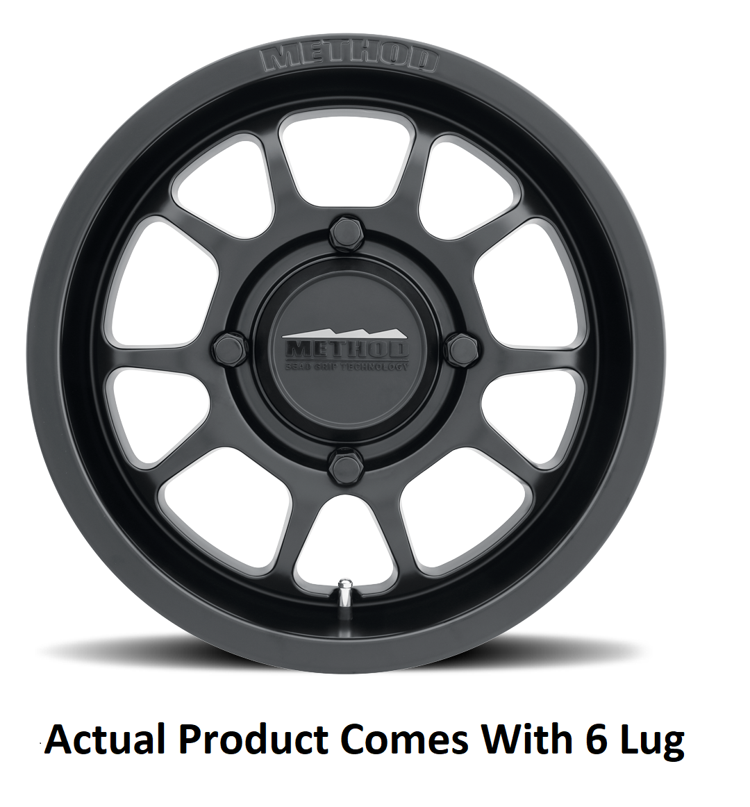 Method Race Wheels Wheel, MR409 Bead Grip, 15 Inch Diameter X 7 Inch Width, 6 X 139.7 Millimeter/ 6 X 5.50 Inch Bolt Pattern – MR40957060552