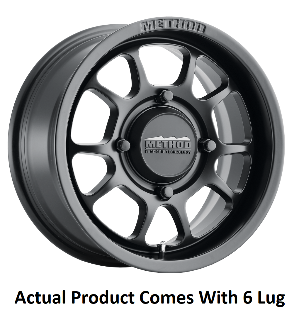 Method Race Wheels Wheel, MR409 Bead Grip, 15 Inch Diameter X 7 Inch Width, 6 X 139.7 Millimeter/ 6 X 5.50 Inch Bolt Pattern – MR40957060552