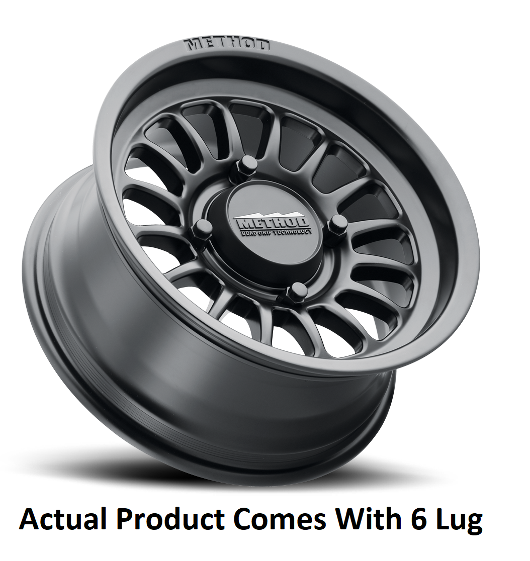 Method Race Wheels Wheel, MR411 Bead Grip, 15 Inch Diameter X 7 Inch Width, 6 X 139.7 Millimeter/ 6 X 5.50 Inch Bolt Pattern – MR41157060552