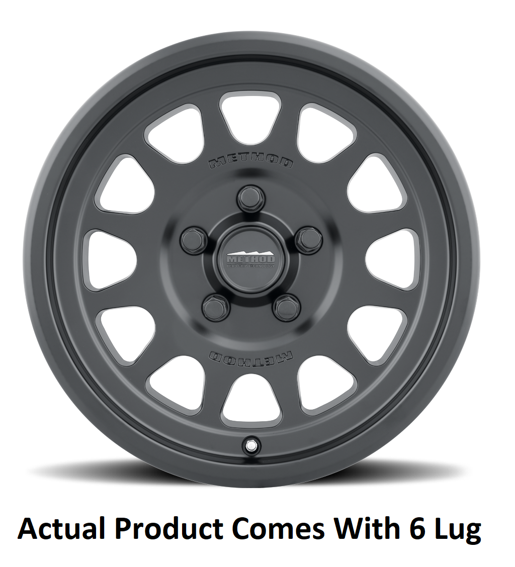 Method Race Wheels Wheel, MR414 Bead Grip, 15 Inch Diameter X 7 Inch Width, 6 X 139.7 Millimeter/ 6 X 5.50 Inch Bolt Pattern – MR41457060552