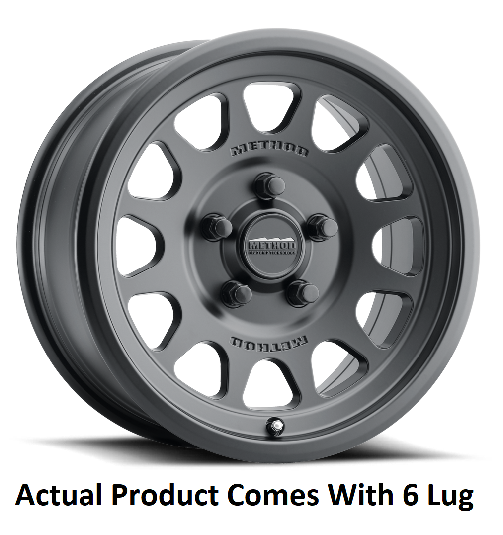 Method Race Wheels Wheel, MR414 Bead Grip, 15 Inch Diameter X 7 Inch Width, 6 X 139.7 Millimeter/ 6 X 5.50 Inch Bolt Pattern – MR41457060552