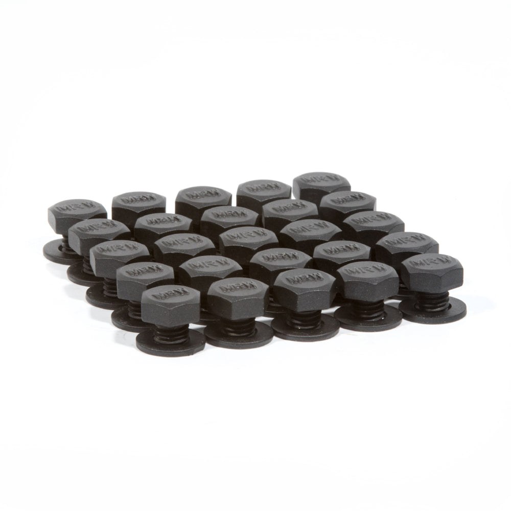 Method Race Wheels Wheel Rim Lip Bolt, Fits Method Race Non-Bead Lock Wheels, Matte Black, Bolt-On, Stainless Steel, Set of 25 – BT-BOLT BLACK KIT