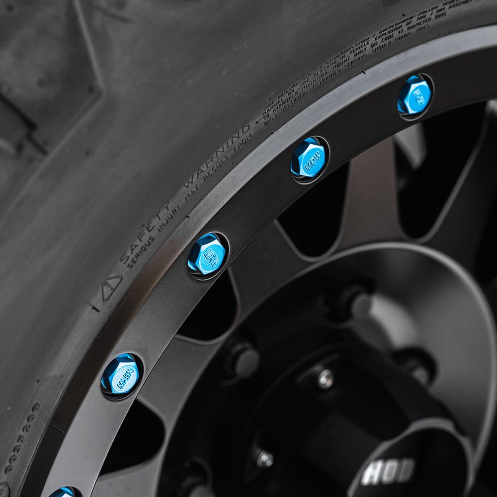 Method Race Wheels Wheel Rim Lip Bolt, Fits Method Race Non-Bead Lock Wheels, Matte Blue, Bolt-On, Stainless Steel – BT-BOLT MATTE BLUE KIT