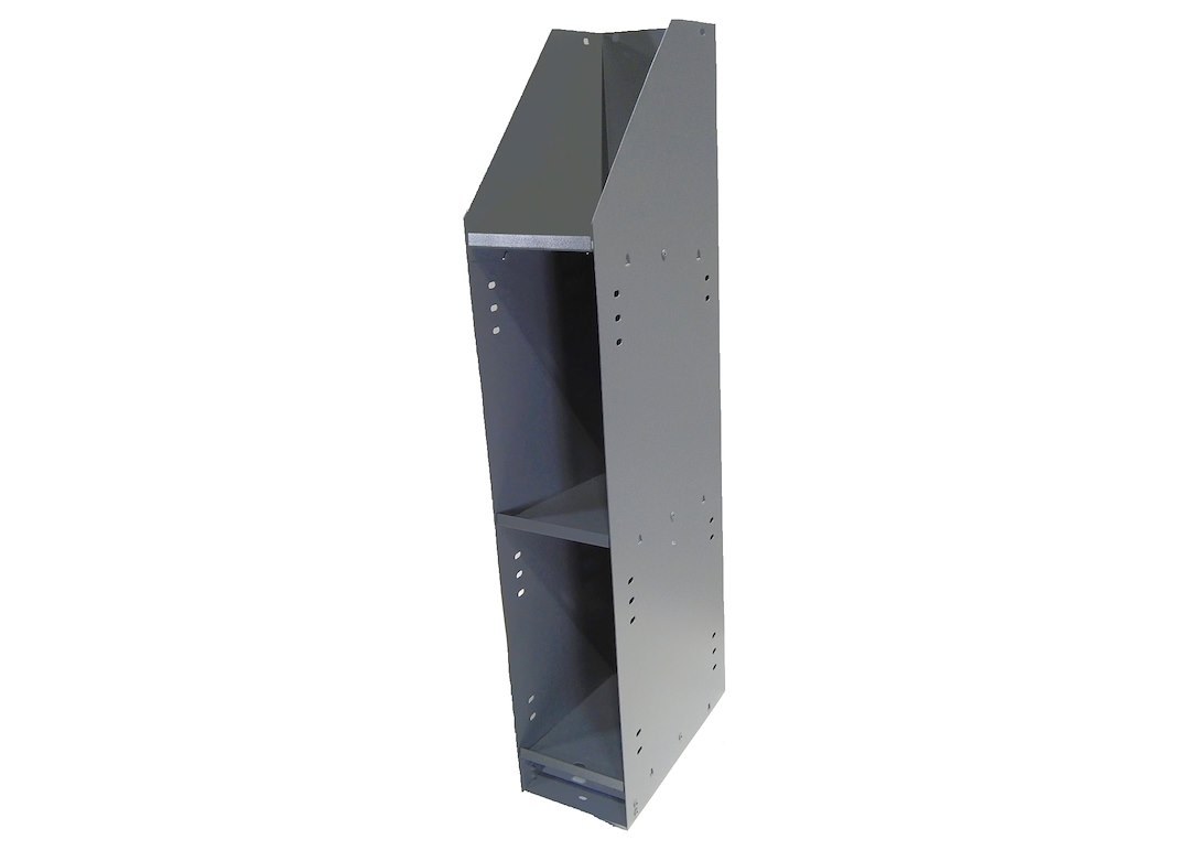 Masterack Van Storage System Manual Rack, Bolts to Shelf End Panel, 6 Inch Width X 36 Inch Height X 12 Inch Depth, 3 Shelves – 025522KP