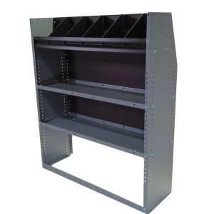 Masterack Van Storage System Shelf Unit, 44 Inch Height X 37 Inch Width X 12 Inch Depth, Shelving Module, Steel – 02J640KP