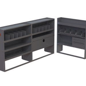 Masterack Van Storage System Kit, Standard Steel General Service Package – 02R107KP
