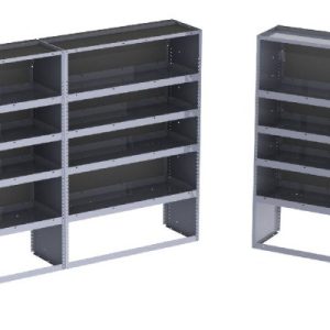 Masterack Van Storage System Kit, Tall Steel Base Package – 02R108KP