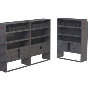 Masterack Van Storage System Kit, Tall Plumbing/ HVAC Package – 02R109KP
