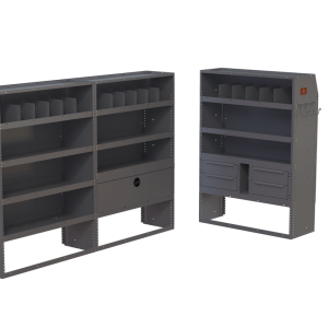 Masterack Van Storage System Kit, Tall Steel General Service Package – 02R111KP