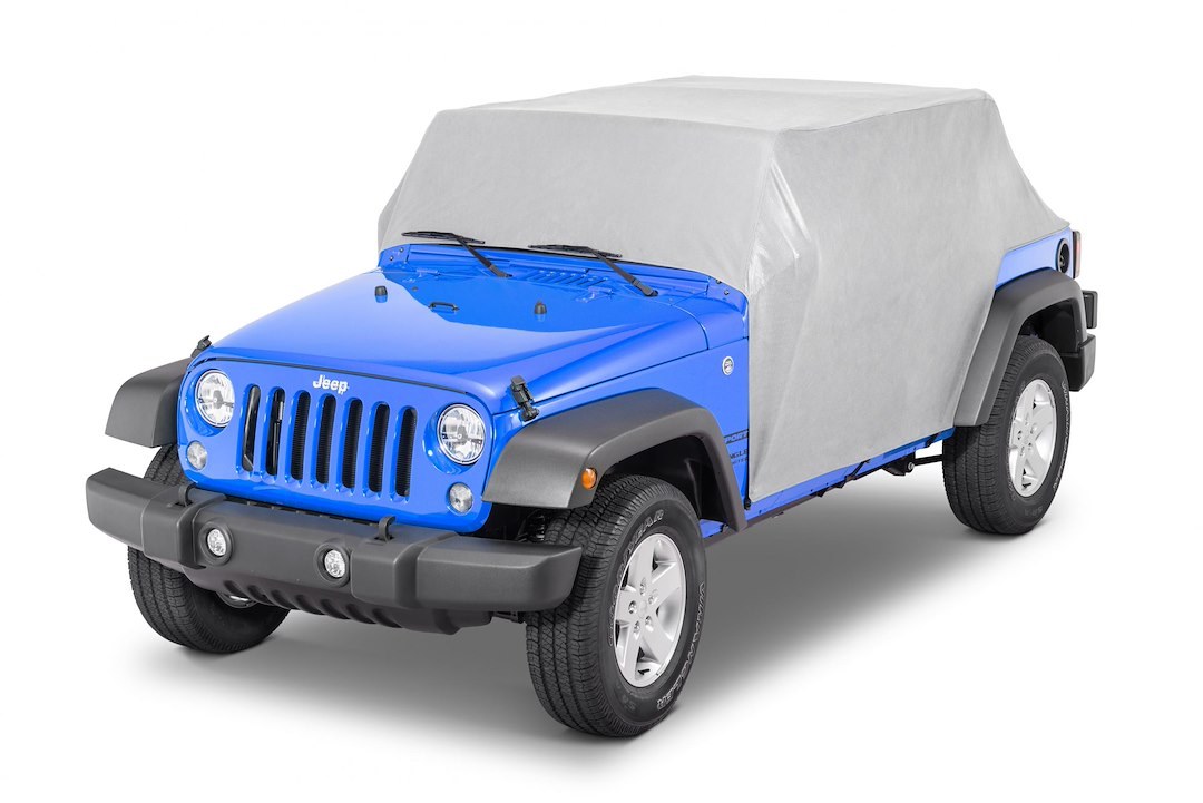 Mastertop Cab Cover, Covers Cab from Windshield Frame to Cargo Area, Waterproof, Gray, Fabric – 11120409