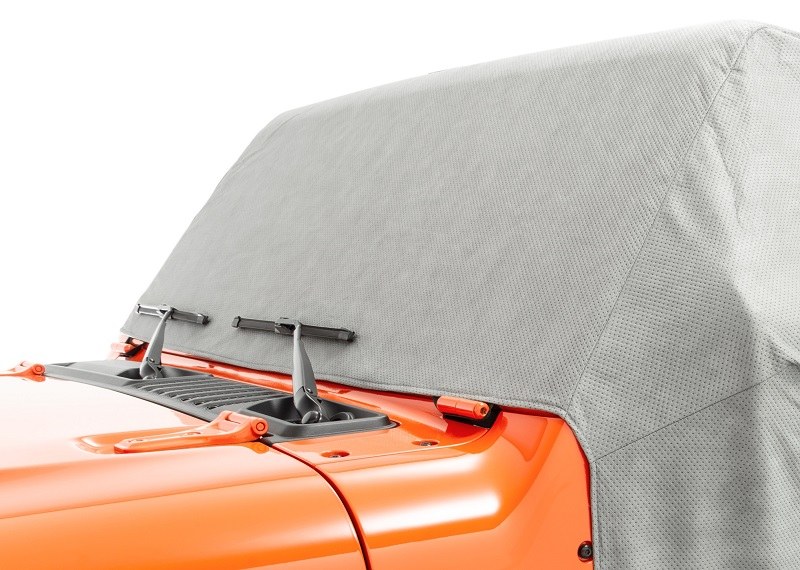 Mastertop Cab Cover, Covers Cab from Windshield Frame to Cargo Area, Waterproof, Gray, Fabric – 11121609