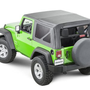 Mastertop Soft Top, Black Diamond, Sailcloth Fabric, Uses Factory Doors, Includes Tinted Window, Includes Folding Sun Roof – 15101335