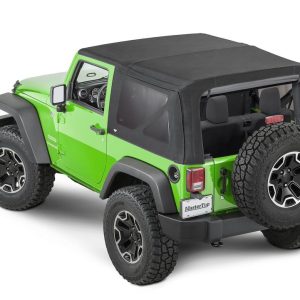 Mastertop Soft Top, Black, Mastertwill® Fabric, Uses Factory Doors, Includes Tinted Window, Does Not Include Sun Roof, Includes Hardware – 15201824