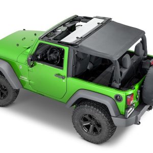 Mastertop Soft Top, Skymaster®, Black Diamond, Sailcloth Fabric, Uses Factory Doors, Includes Tinted Window, Includes Folding Sun Roof – 15501335