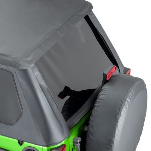 Mastertop Soft Top, Skymaster®, Black Diamond, Sailcloth Fabric, Uses Factory Doors, Includes Tinted Window, Includes Folding Sun Roof – 15501335