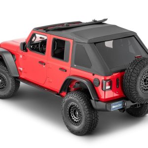 Mastertop Soft Top, Black Diamond, Sailcloth Fabric, Uses Factory Doors, Includes Tinted Window, Includes Folding Sun Roof – 15501635