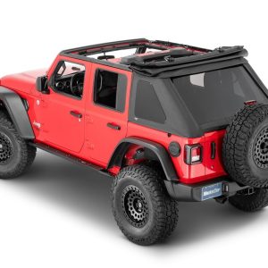 Mastertop Soft Top, Black Diamond, Sailcloth Fabric, Uses Factory Doors, Includes Tinted Window, Includes Folding Sun Roof – 15501635