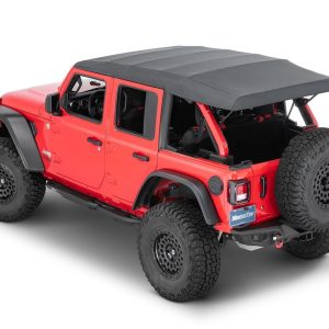 Mastertop Soft Top, Black Diamond, Sailcloth Fabric, Uses Factory Doors, Includes Tinted Window, Includes Folding Sun Roof – 15601635