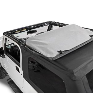 Mastertop Soft Top, Skymaster®, Black Diamond, Sailcloth Fabric, Uses Factory Doors, Includes Tinted Window, Includes Folding Sun Roof – 15701035