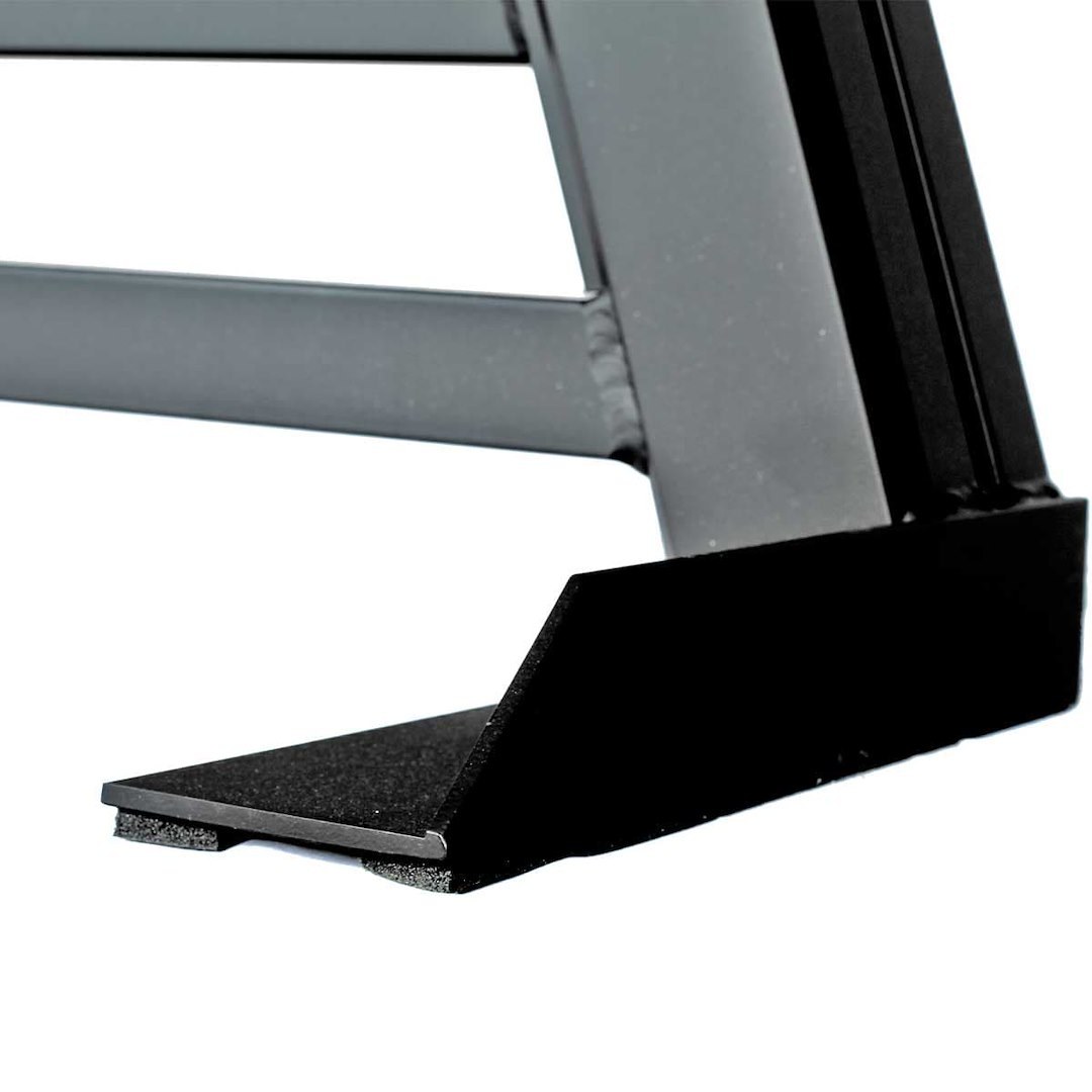 Magnum Truck Headache Rack, Low Pro, Louvered, Powder Coated, Matte Black, Aluminum, Can Be Used with Most Tonneau Covers – 220L