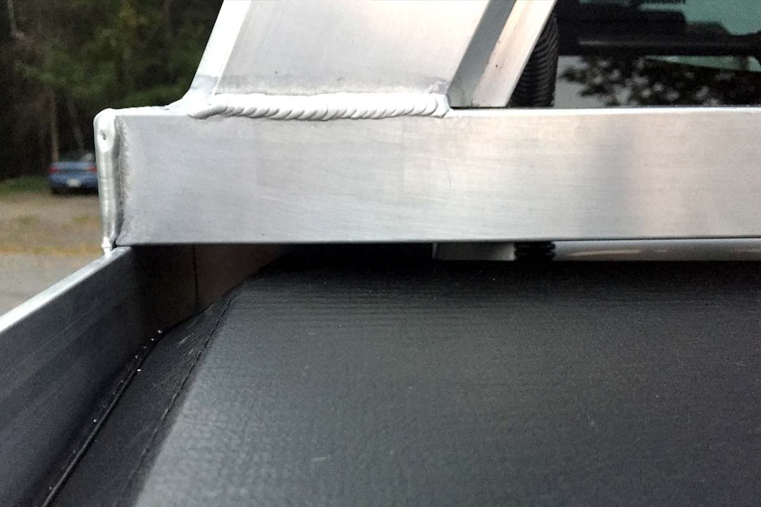 Magnum Truck Headache Rack, Standard, Louvered, Mill Finish, Bare Aluminum, Can Be Used with Most Tonneau Covers, With Mounting Hardware Kit – 419M