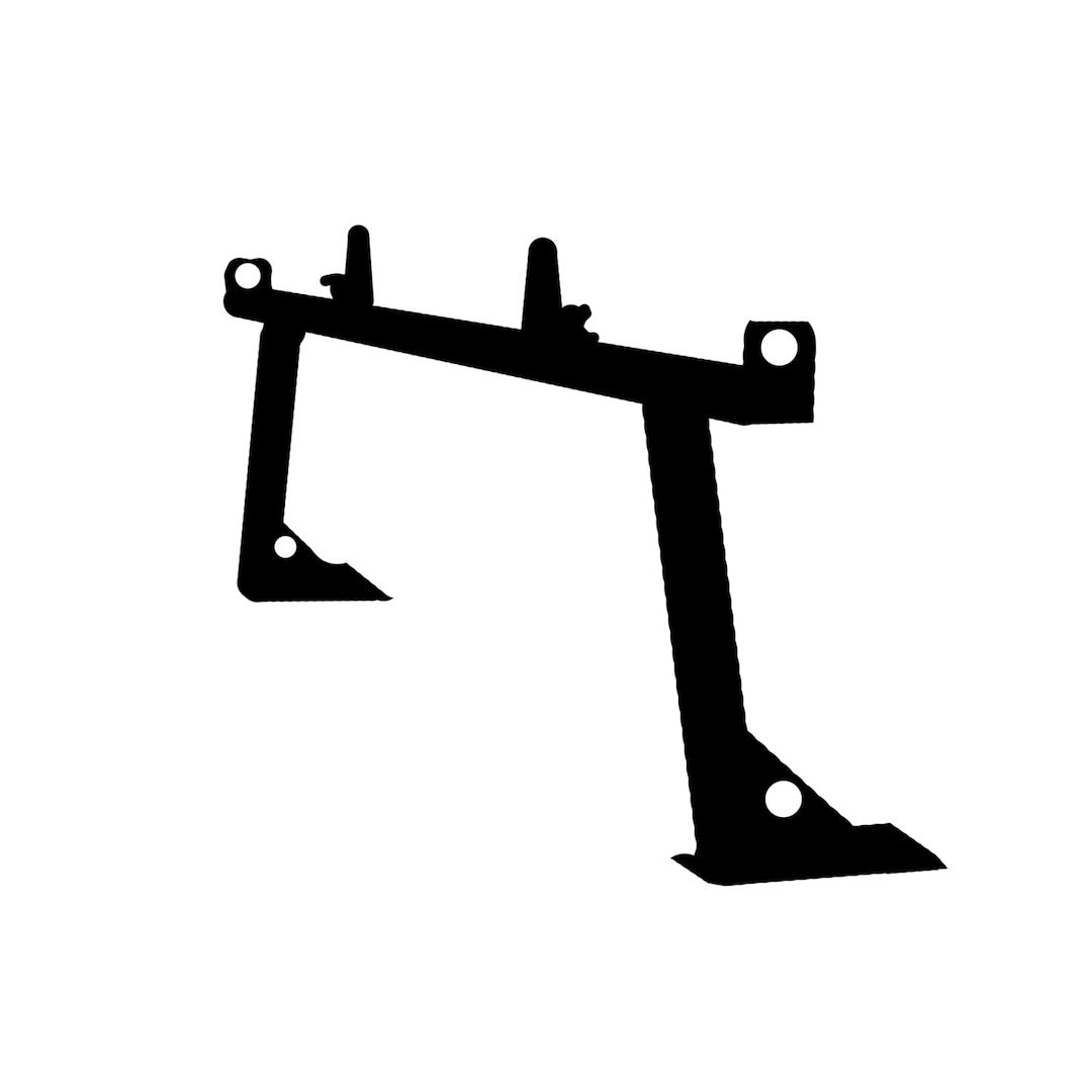 Magnum Truck Ladder Rack, Bed Rail Mount, Matte Black, Aluminum, Clamp on, Use with Headache Rack for Full Ladder Rack Potential, Single – 667919