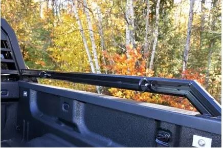 Magnum Truck Bed Side Rail, Stake Pocket Mount, Powder Coated, Matte Black, Aluminum, No Tie Down, Not Compatible with Tool Box – RK48208