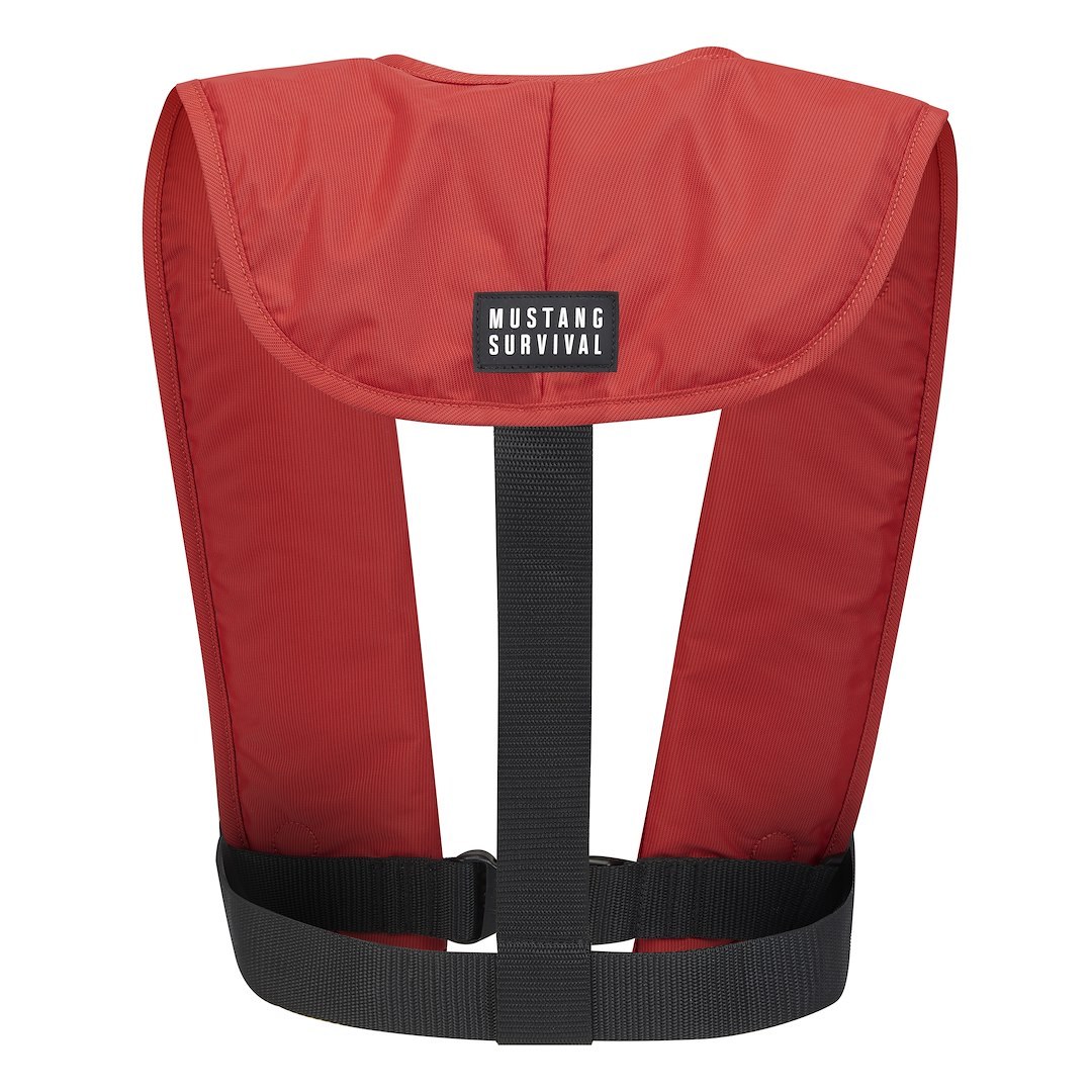 Mustang Surv Pfd – Personal Floatation Device, Mit 70, Life Vest, Red, Single, With Easy-To-Grip Handle, Manual Inflatable – MD4041-4-0-202