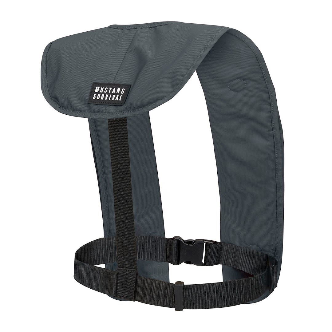 Mustang Surv Pfd – Personal Floatation Device, Mit 100, Type V Automatic/ Manual Inflatable Life Vest, Universal, 38 Pounds Buoyancy – MD2030-191-0