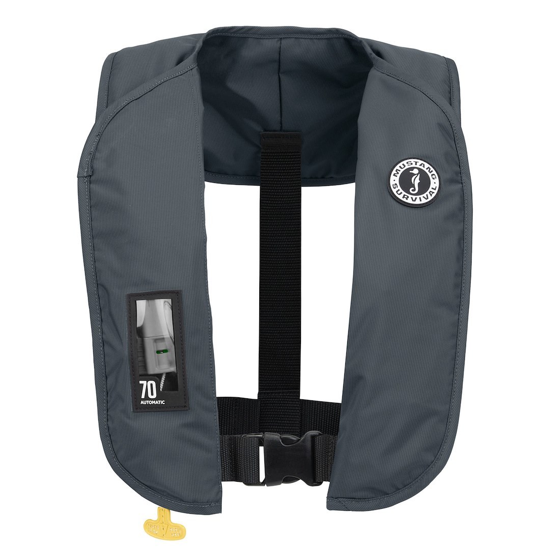 Mustang Surv Pfd – Personal Floatation Device, Mit 70, Type V Automatic/ Manual Inflatable Life Vest, Adult, Universal – MD4042-191-0