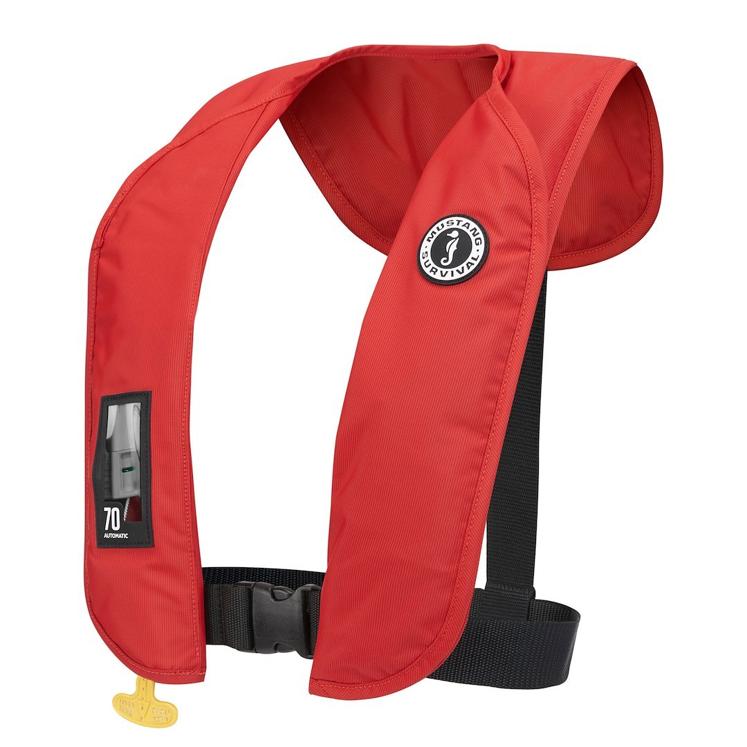 Mustang Surv Pfd – Personal Floatation Device, Mit 70, Type V Automatic/ Manual Inflatable Life Vest, Adult, Universal – MD4042-4-0