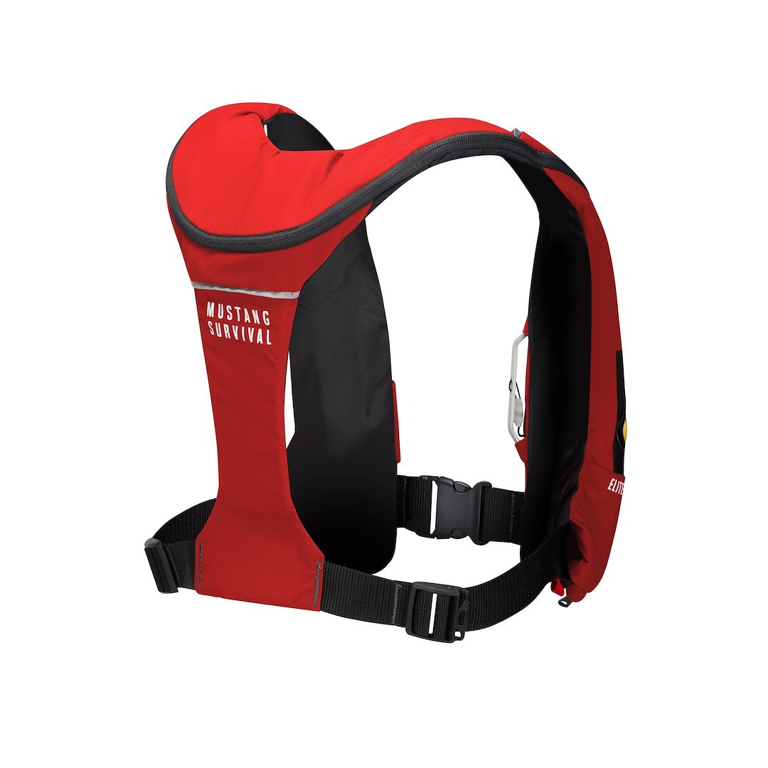 Mustang Surv Pfd – Personal Floatation Device, Elite 120, Type III Inflatable Life Vest, Adult, Universal – MD5170-4-0