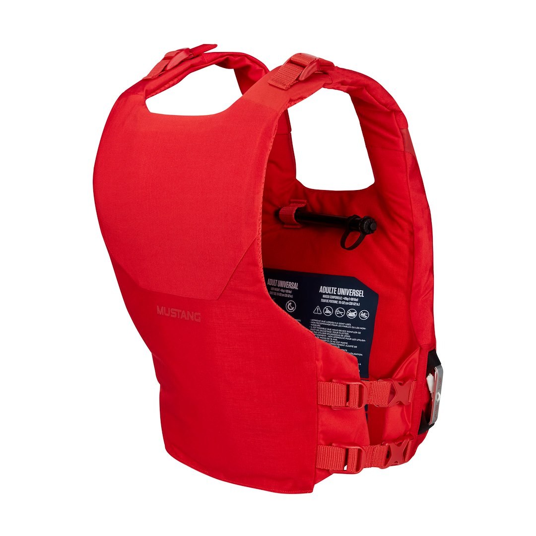 Mustang Surv Pfd – Personal Floatation Device, Khimera, Dual Flotation(foam/ Manual Inflatable) Life Vest, Adult, Universal – MD7183-4-0