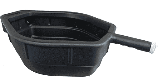 Midwest Can Drain Pan, 5 Gallon Capacity, 23.6 Inch Length X 18 Inch Width, 6.4 Inch Height, Black, High Density Polyethylene – 6395