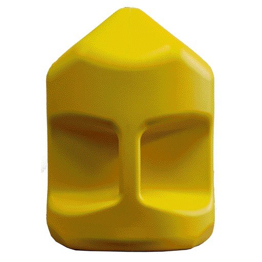 Midwest Can Liquid Storage Container, Safe-Flo, Yellow, 5 Gallon, Free Standing, High-Density Polyethylene, With Quick-Flow Spout and 2 Handles – 8610